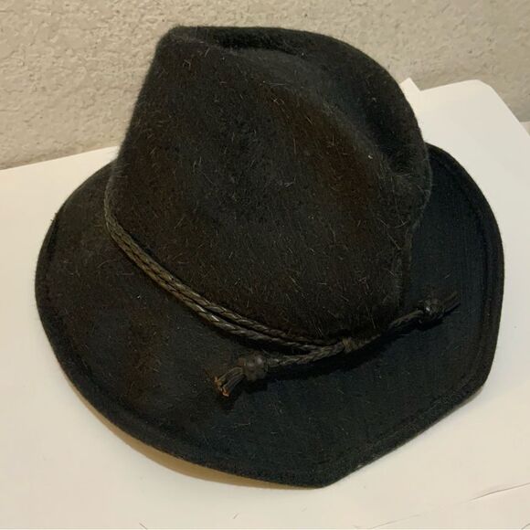 Eric Javits Western Cowboy Felt Hat Leather Trim main image 11